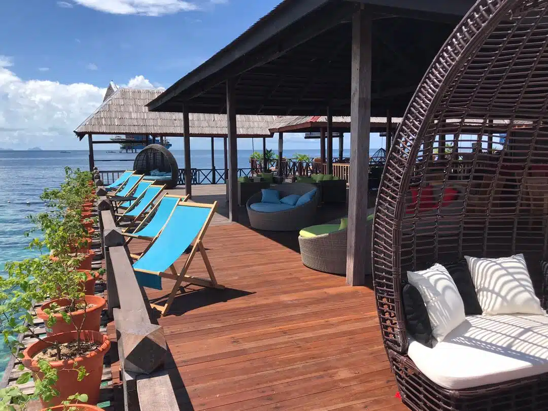 Jetty lounge Mabul