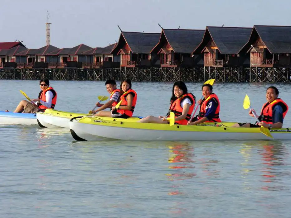 Sea Kayaking at Kapalai