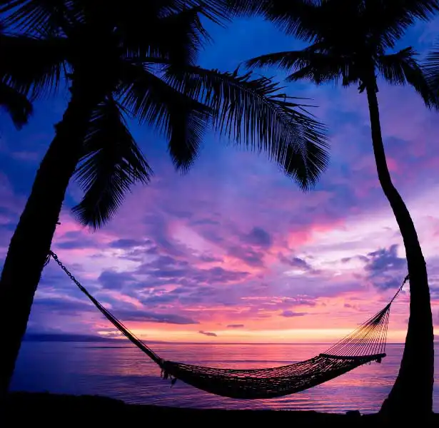 Sunset hammock on Mabul island